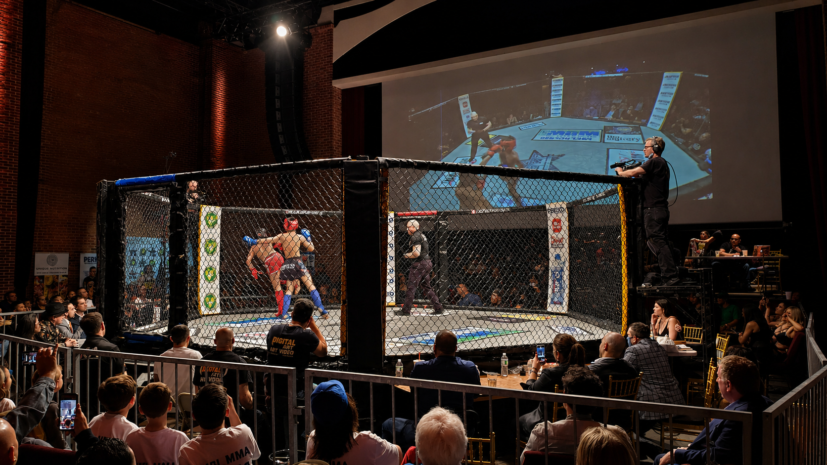 Digital Art Video Produces Multi-Camera Live Broadcast for Extreme Cage Fighting